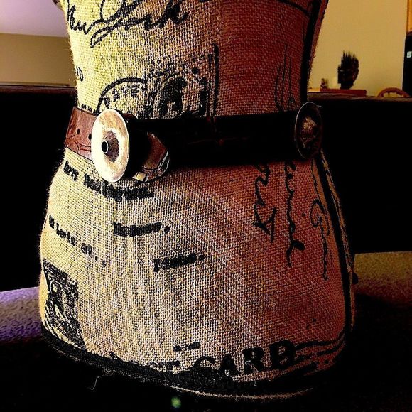 Vintage Navasota Leather Belt - Picture 2 of 5